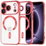 Techsuit Luxury Crystal MagSafe, iPhone 17 Pro / 18 Pro, červený