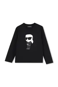 Karl Lagerfeld  tričko s dlouhým rukávem dětské bavlněné