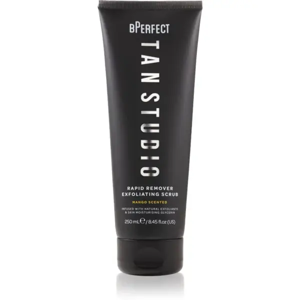 BPerfect Tan Studio Rapid Remover Exfoliating Scrub exfoliační gel 250 ml