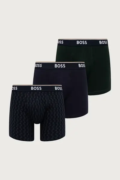 BOSS  boxerky pánské s bavlnou BoxerBr 3P Power Des 3-pack