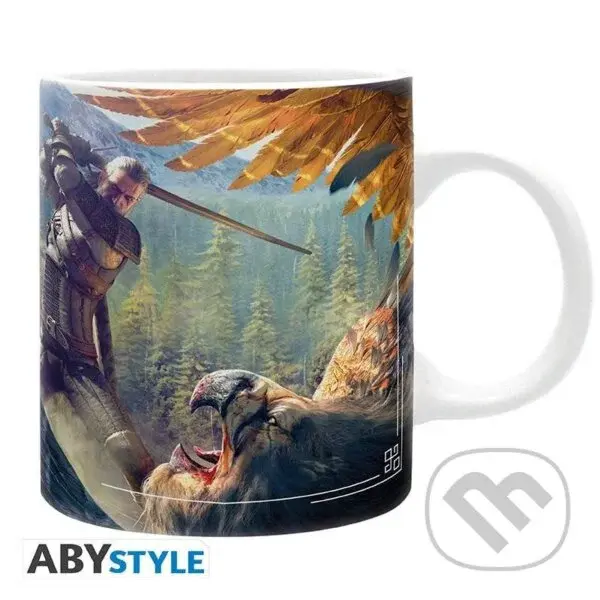 Zaklínač keramický Hrnček 320 ml - Geralt a Gryf