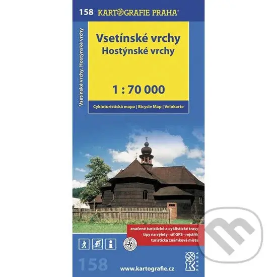 Vsetínské vrchy, Hostýnské vrchy 1:70 000