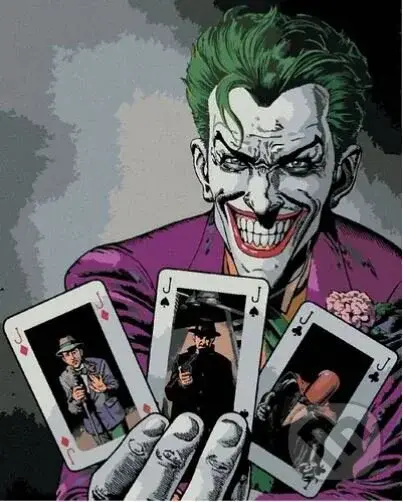 Malování podle čísel: Batman - Joker a karty