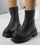 Gemre Black insulated ankle boots Basil