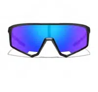 Sportovní sluneční brýle WAYE - 7 Black w Blue Multi lens Cat. 3