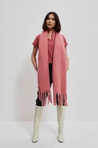 Marisse Plain scarf with fringes