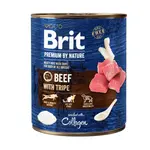 Brit konzerva Premium by Nature Beef & Tripes 800 g | P58011