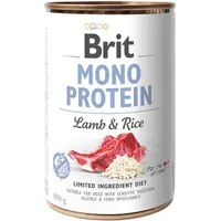 Brit konzerva Mono Protein Lamb & Brown Rice 400 g | Konzerva pro psy