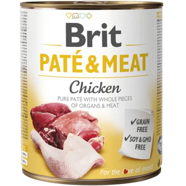 Brit konzerva Paté & Meat Chicken 800 g | Konzerva pro psy