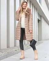 Resti Ladies' brown winter jacket - Clothing