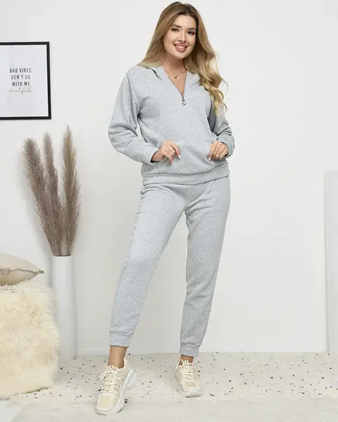 Resti Gray women's insulated tracksuit set - Clothing