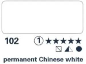 Akvarelová barva Horadam 1/2 – 102 permanent Chinese white