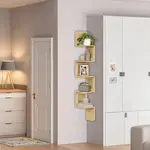 MID.YOU ROHOVÝ REGÁL, barvy dubu, 20/126/20 cm