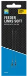 Preston innovations závěska feeder links soft 3 ks - long 75 mm