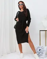 Resti Black women's sweater dress