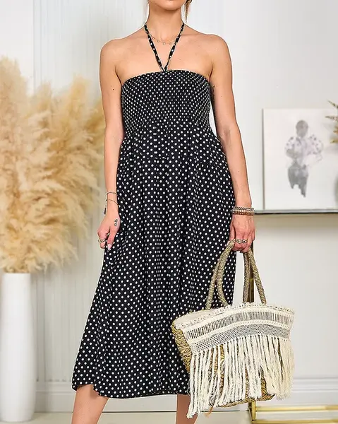 Resti Women's knee-length polka dot dress