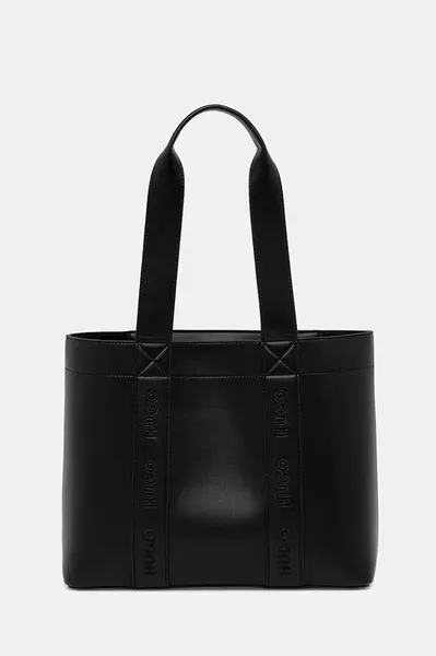 Kabelka HUGO Becky UP_Tote SM černá barva, 50547491