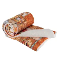 Prošívaná beránková deka Dual Feel SAMARA 140 x 200 cm