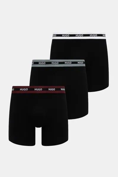 Boxerky HUGO BOXERBR TRIPL PLANET 3-pack