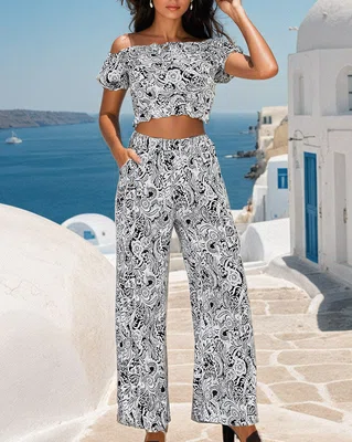 Resti Two-Piece Women's Printed Set