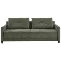 Dieter Knoll ROZKLÁDACÍ POHOVKA, textil, tmavě zelená