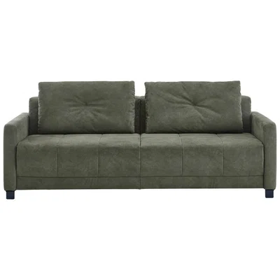 Dieter Knoll ROZKLÁDACÍ POHOVKA, textil, tmavě zelená