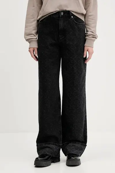 Džíny HUGO Gealena_3 dámské, high waist, 50549510