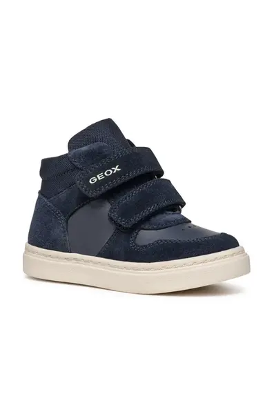 Geox Dětské kožené sneakers boty Geox NASHIK
