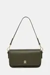 Kabelka Tommy Hilfiger zelená barva, AW0AW17677