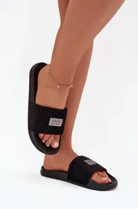 BIG STAR SHOES Dámské Pantofle Na Pěnové Podešvi S Kožešinou Big Star