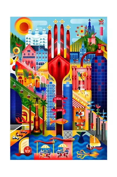 Balvi  Puzzle  Barcelona 1000 pcs