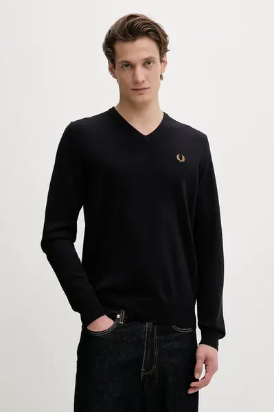 Fred Perry Vlněný svetr Fred Perry