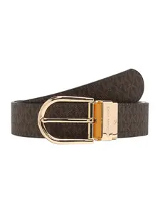 MICHAEL Michael Kors Opasky  hnedá / tmavohnedá / zlatá