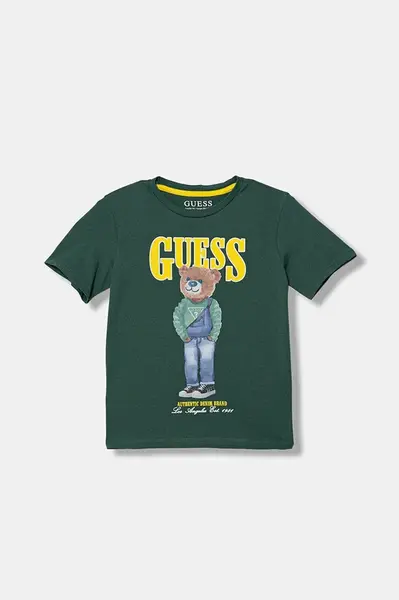 Guess Dětské bavlněné tričko Guess