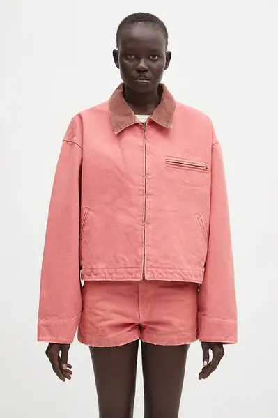 Ambush Bavlnená bunda AMBUSH Cropped Canvas Work Jacket