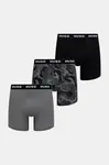 HUGO boxerky pánské bavlněné s elastanem BOXERBR TRIPLET DESIGN 3-pack