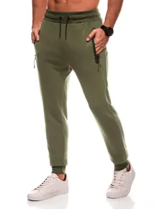 Edoti Men's BASIC uniform sweatpants - dark olive