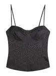 Bershka Top  čierna