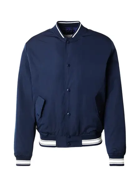 JACK & JONES Prechodná bunda 'JORGREENE'  tmavomodrá / biela