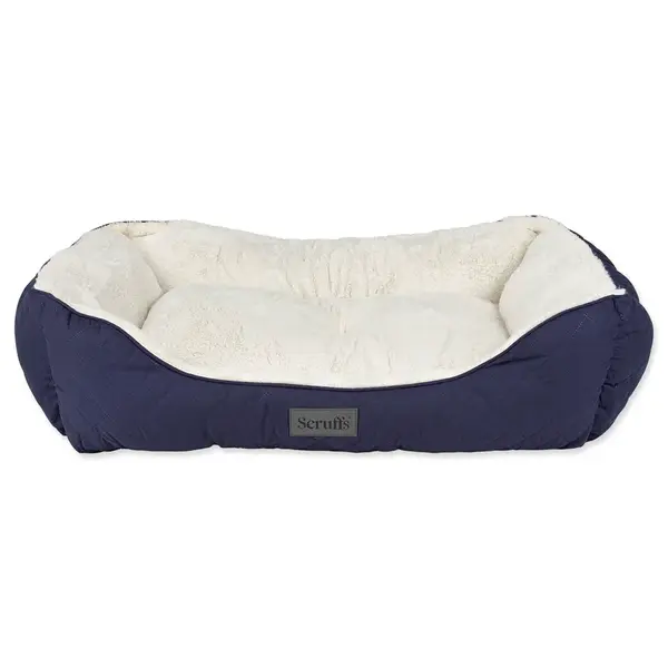 Scruffs Pelech Wilton Box Bed modrý XL 90x70cm