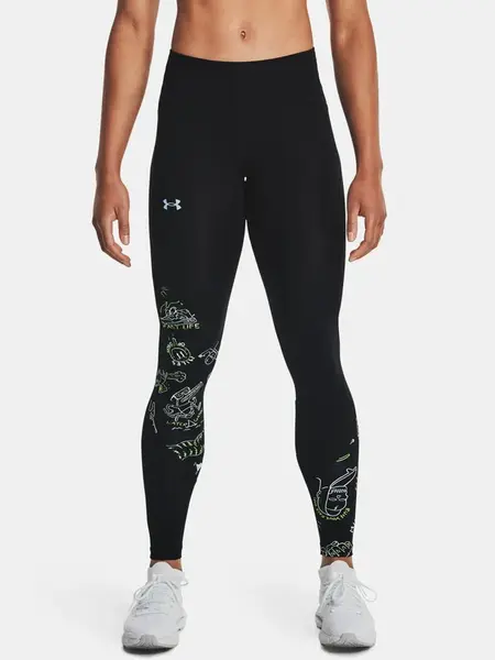 Under Armour Legíny Run Ur Face Off Tight-BLK - Dámské