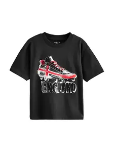 Next Tričko  červená / čierna / biela