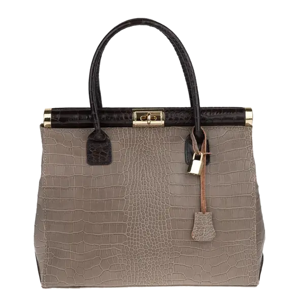 NovaKabelka.cz Laureta Taupe Cafe Cocco Lucida