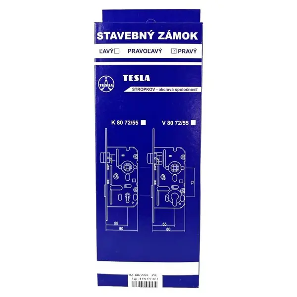 Zámek stavební 8072/55 ZZ, pravý