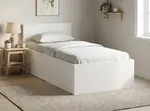 Posteľ SOFIA 80 x 200 cm, biela Rošt: S latkovým roštom, Matrac: Matrac Coco Maxi 20 cm