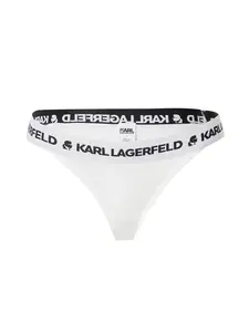 Karl Lagerfeld Nohavičky  čierna / biela