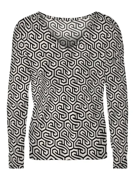 VERO MODA Blúzka 'VMMERVE'  béžová / čierna