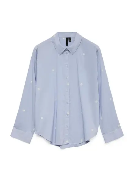VERO MODA Blúzka 'VMOdona'  svetlomodrá / biela