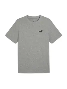 PUMA Tričko 'ESS No. 1'  sivá / čierna