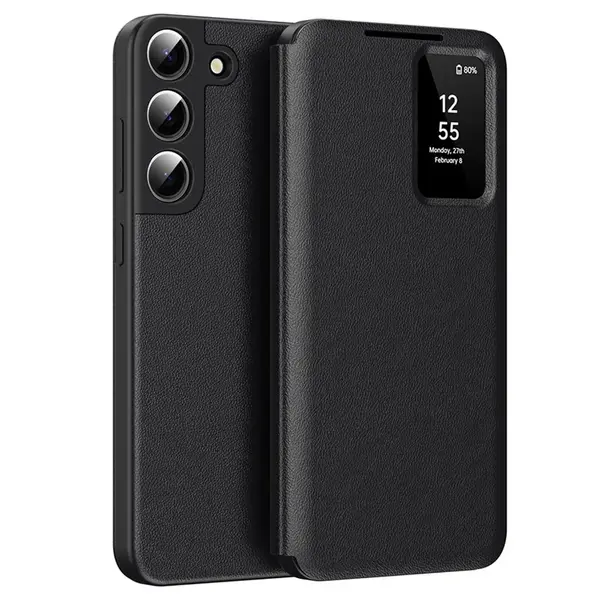 Techsuit SmartView, Samsung Galaxy S22 5G, černé